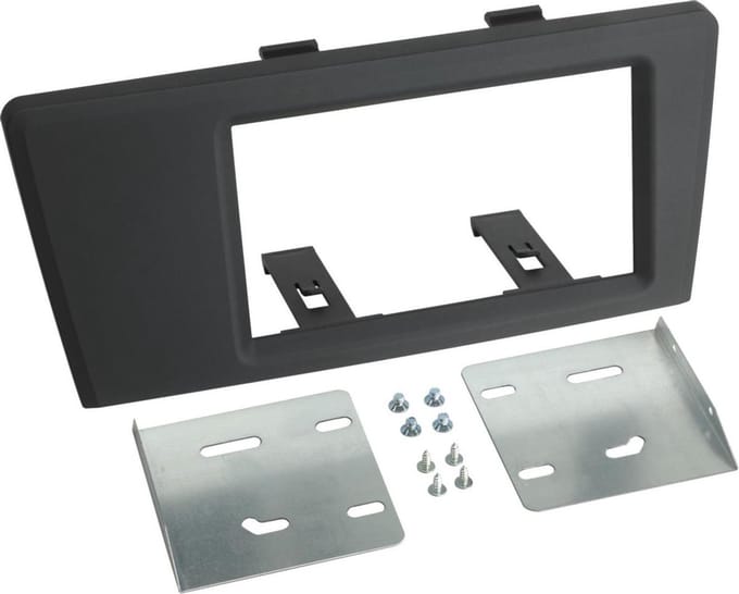 2-DIN Paneel geschikt voor Volvo S60/ V70/ XC70 2000-2004 - Kleur: antraciet