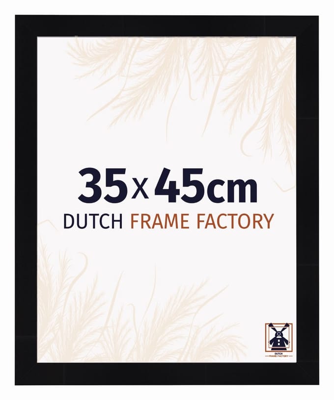Fotolijst 35x45 cm - MDF - Zwart Hoogglans - Praag