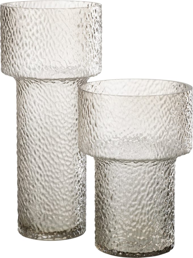 J-Line vaas Betty - glas - transparant - large - 45 cm hoog