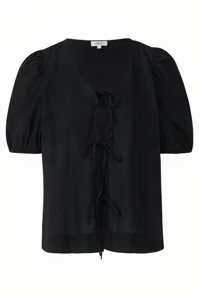 s.Oliver  Blusen Black Größe: 36 | Blusen Outlet | Damen | Schwarz