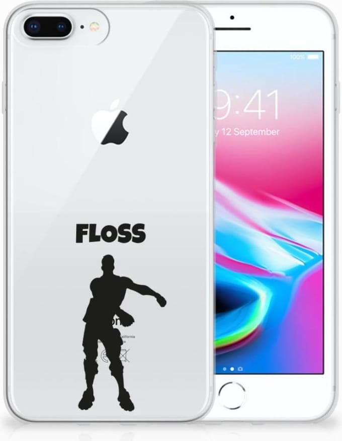 Apple iPhone 7 Plus | 8 Plus Telefoonhoesje met Naam Floss