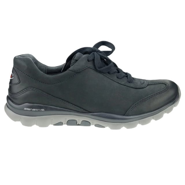 Gabor rollingsoft sensitive 56.965.46 - dames rollende wandelsneaker - Blauw - maat 40.5 (EU) 7 (UK)