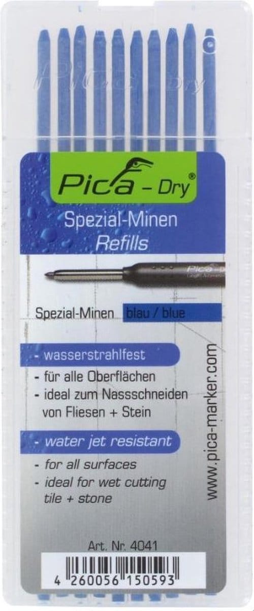 Pica 4041 Dry Navulling blauw