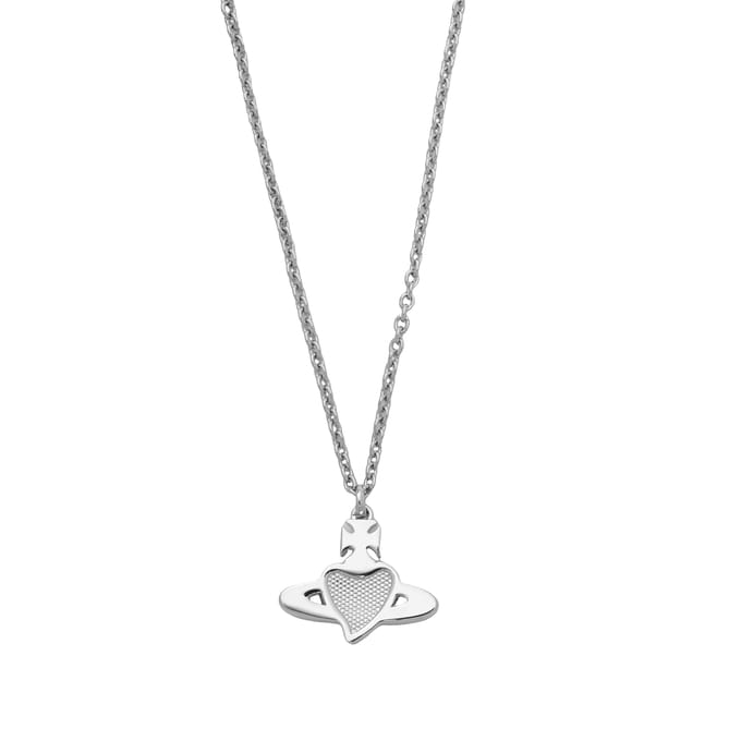 Collier avec pendentif Orb Vivienne Westwood 630203BV02P136 Silver|F|Box white