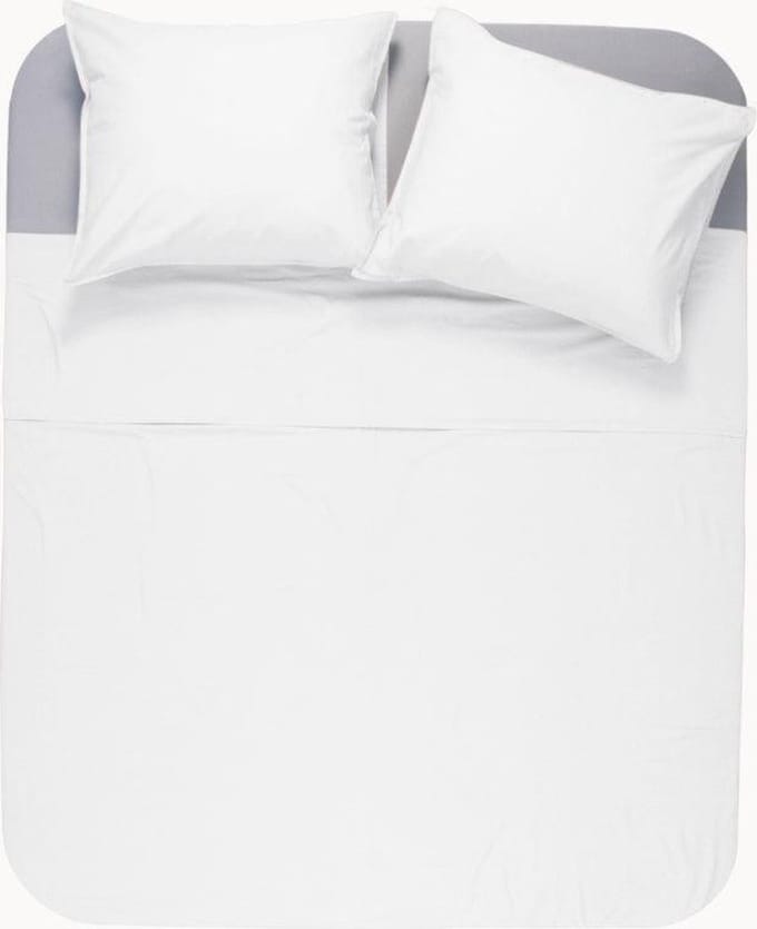 Y-NOT - Dekbedovertrek met kussensloop - Mat Satijn Soft Love White - 1 Persoons - 140x200/220 cm