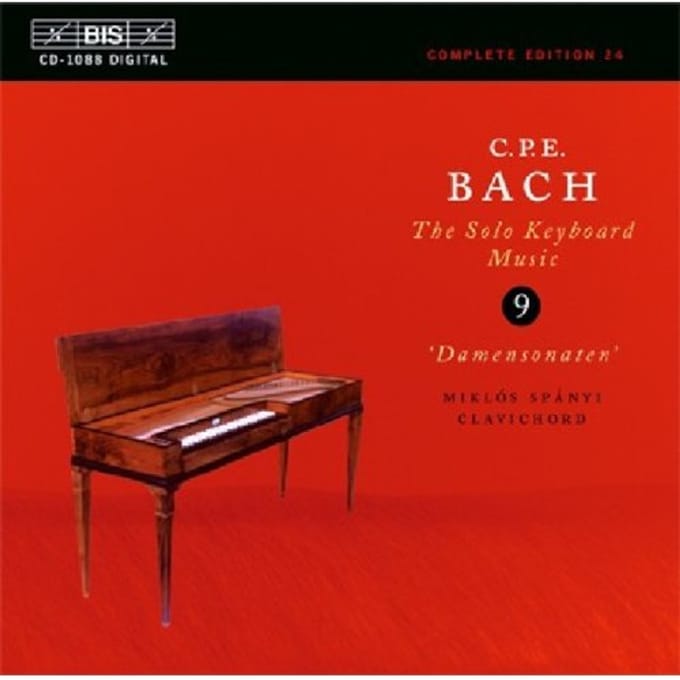 Miklós Spányi - C.P.E. Bach: Solo Keyboard Music Vol 9 (CD)