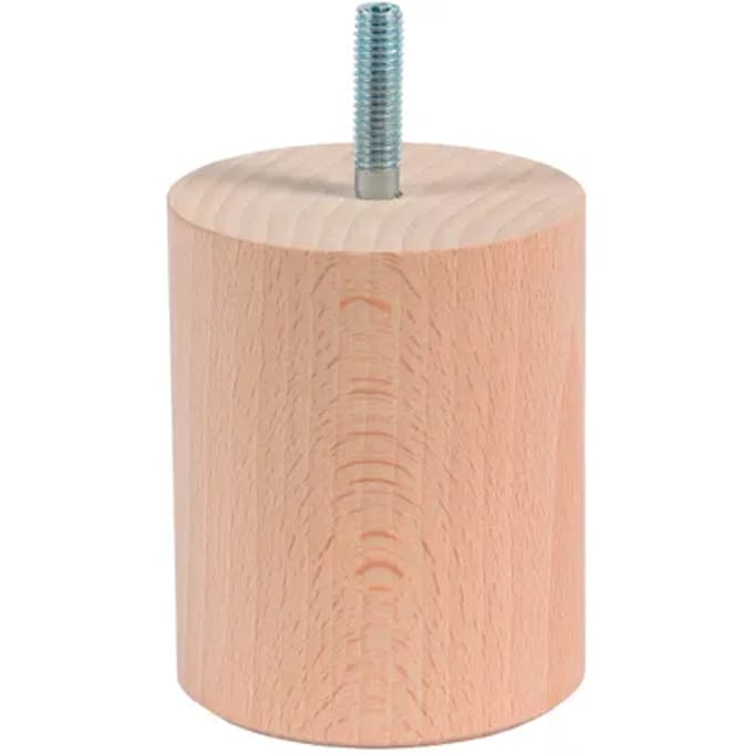 Duraline Meubelpoot Rond Hout Ø6,4x8cm Beuken Fsc