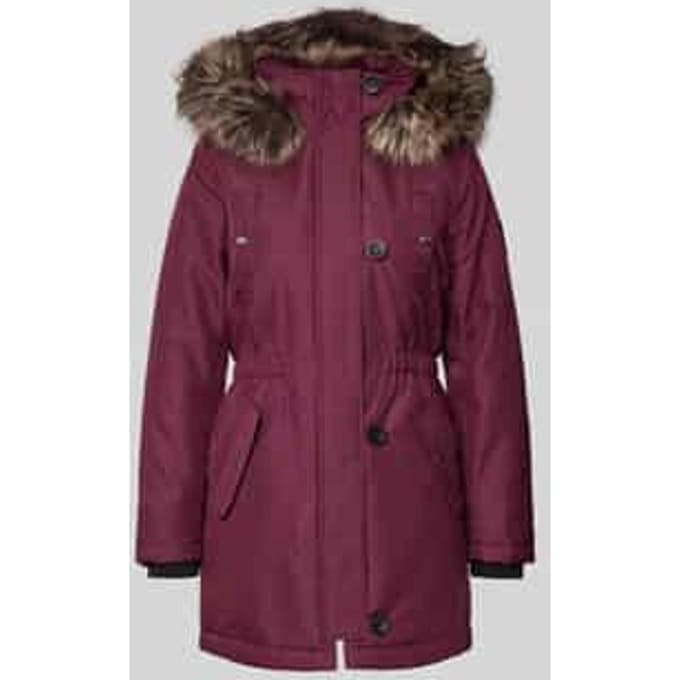 Regular fit parka met labelpatch, model 'IRIS'