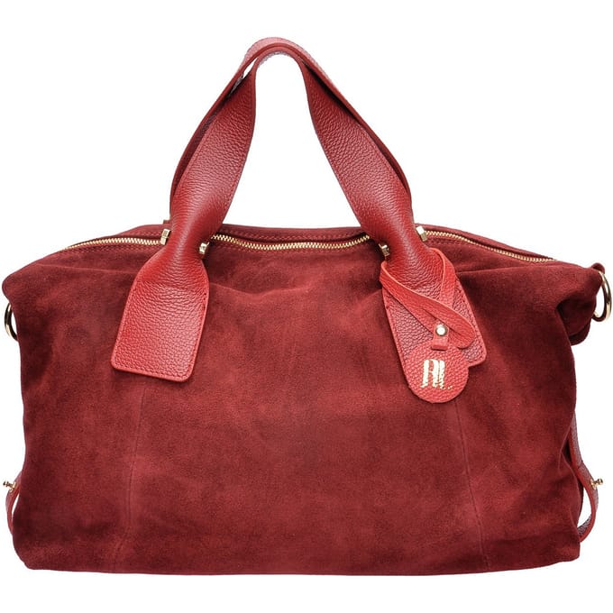 Anna Luchini Rood Rundleer Tas