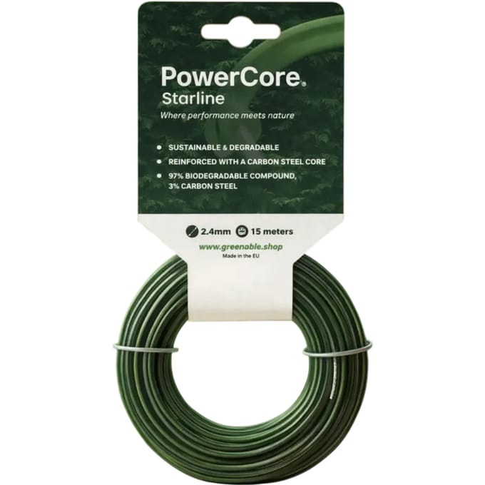 PowerCore Starline Trimmerdraad 2,4 Mm Met Monostaalkern 90 Meter