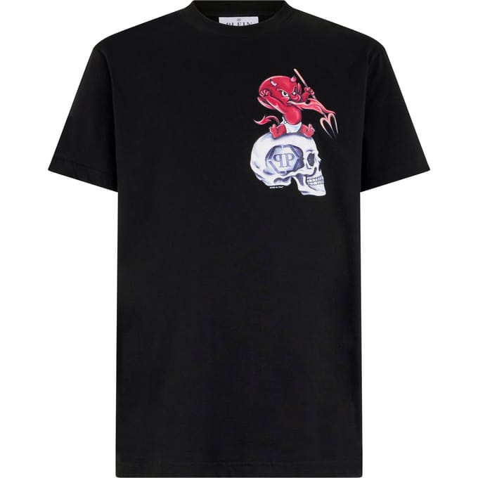 T-Shirt Met Ronde Hals En Korte Mouwen