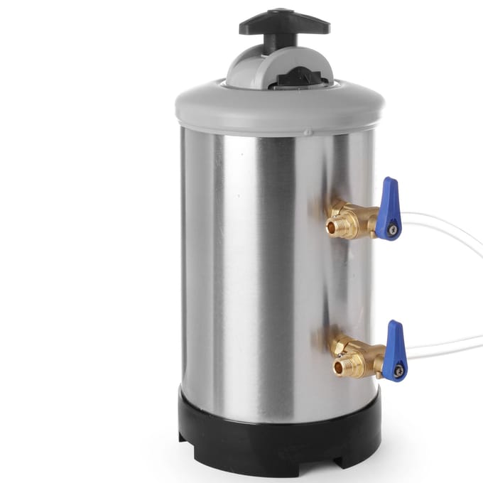 HENDI Compacte waterontharder – filtercapaciteit tot 1200L – ideaal voor horeca – 8L – ⌀185x(H)400mm