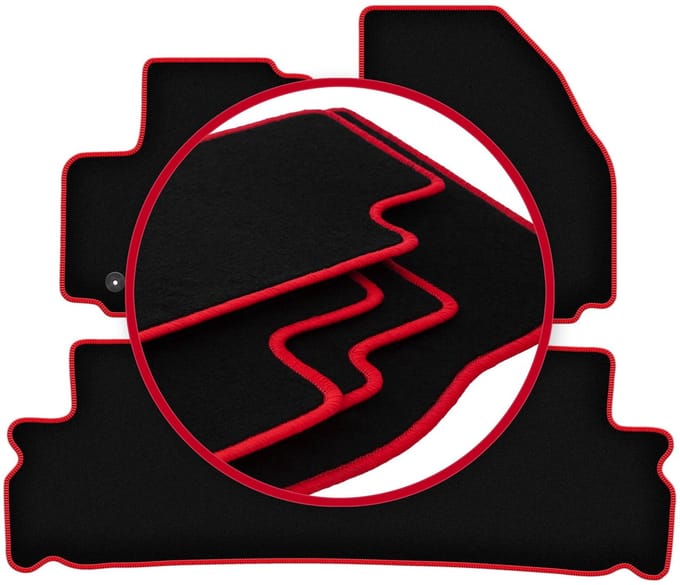 CARLUX-RED automatten voor: Ford Galaxy MK2 minivan (2006-2012)