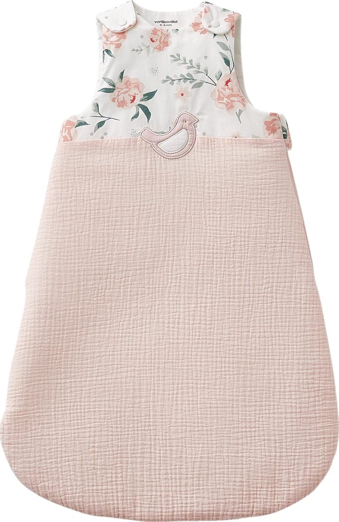 Vertbaudet Slaapzak Rozenwater - baby - mouwloze - hydrofiel doek