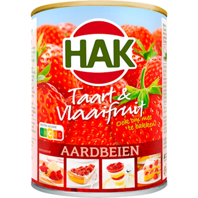 taart en vlaaifruit aardbeien