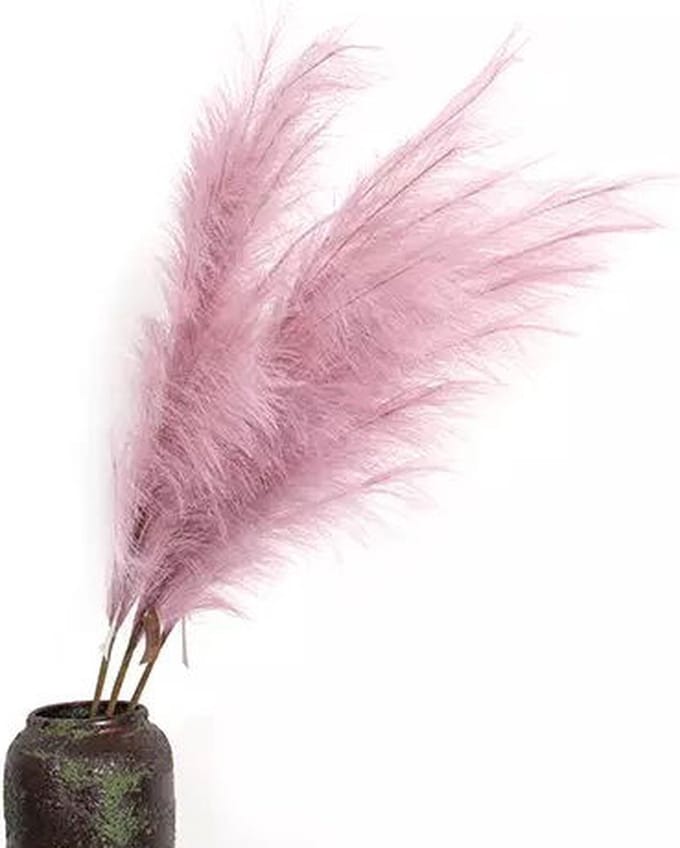 Pampas Gras 60 cm Oud roze kunstplant Buitengewoon de Boet