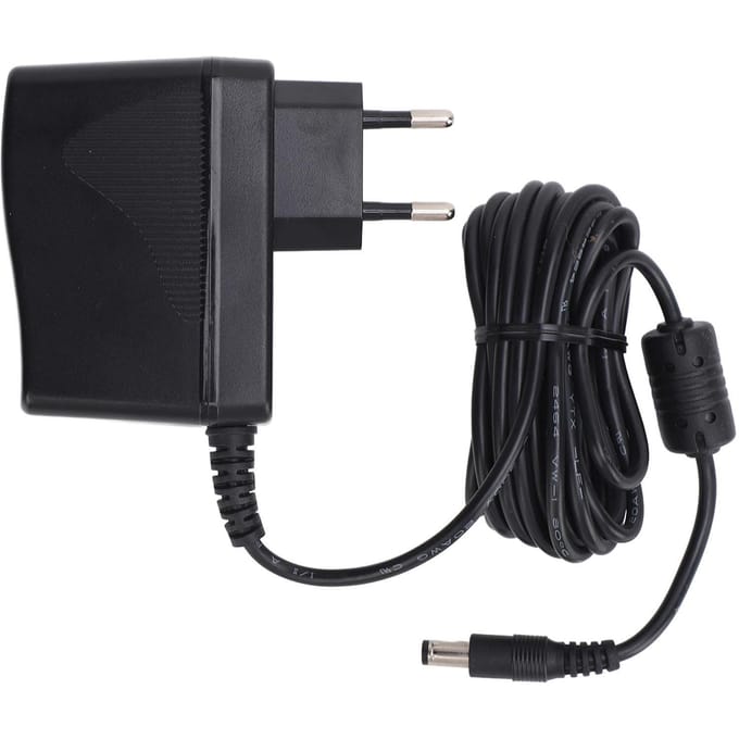 Adaptateur secteur pour pédale d'effet guitare DC9V 2A avec filtrage multiple du bruit black