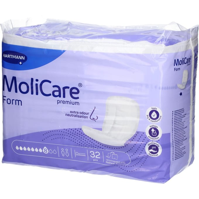 Hartmann Molicare Premium Form 8 druppels - 1 pak van 32 stuks