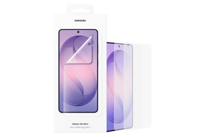 Samsung Screenprotector geschikt voor Samsung Galaxy S26 Ultra - Anti-Reflecting - 2 Stuks