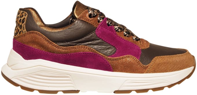 Xsensible Golden Gate Stretchwalker GX Sneakers - Dames - Bruin - Maat:39
