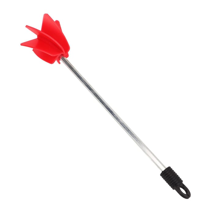 Verfmixerbit met 1/4 inch schacht Epoxy Pigment Blender Paddelbit Elektrische Boormachine Hulpstuk red