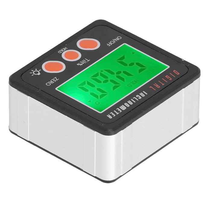 Digitale Hoekzoeker Hoekmeter Kleine Elektronische Gradboog Magnetische Hoekwaterpas Zoeker green