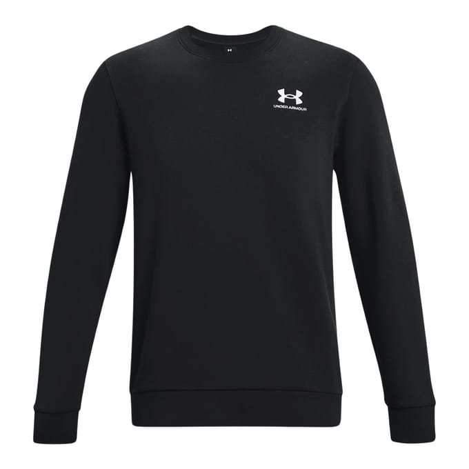 Under Armour Essential Fleece Crew-Blk - Maat MD