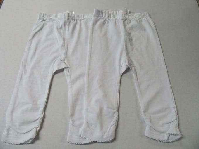dirkje, meisje, legging set , wit , 3/ 4 lengte , 110 - 5 jaar