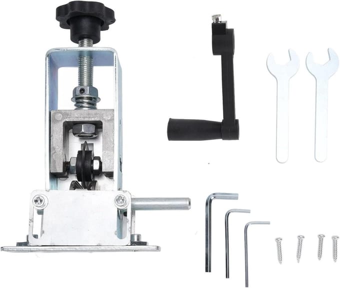 Draadstripmachine - Koperdraadschiller - Efficiënt Strippen - Dubbele Bediening - 1-25mm Kabel - Zilver