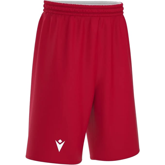 Macron X500 Reversible Short Kinderen - Rood / Wit | Maat: 7-8 Y