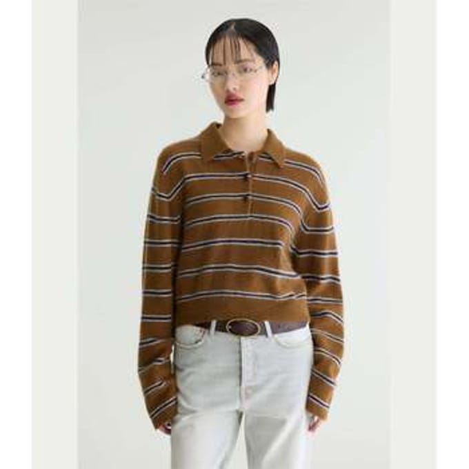 Trui Bellerose Dussyr Jersey Polo Rayas Olive