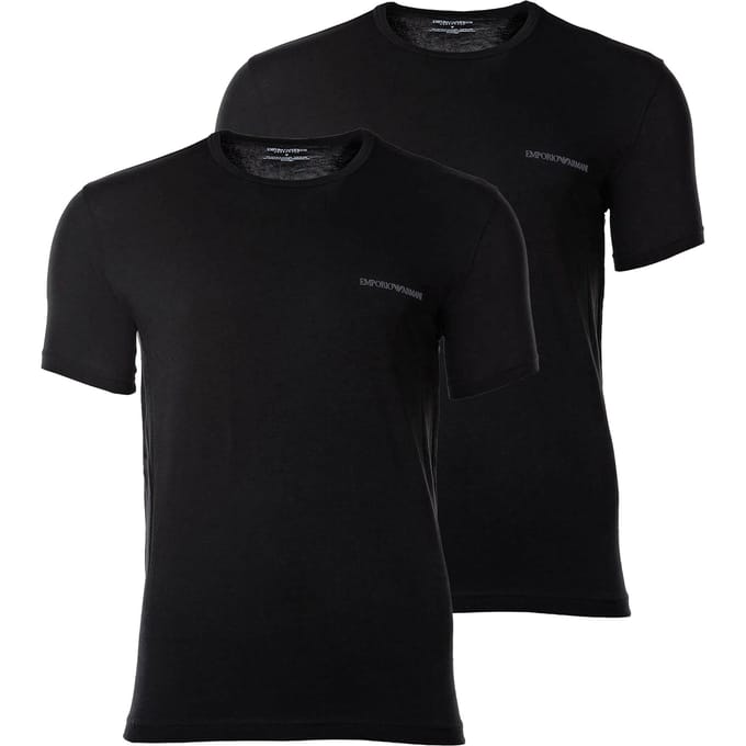 Emporio Armani Core Logoband Shirt Heren (2-pack) - Maat L