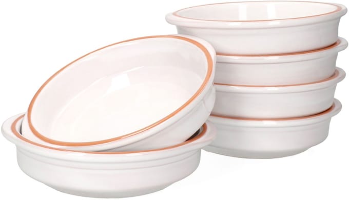 Set van 6 Cazuela WIT Ille 16cm M - 1926/16