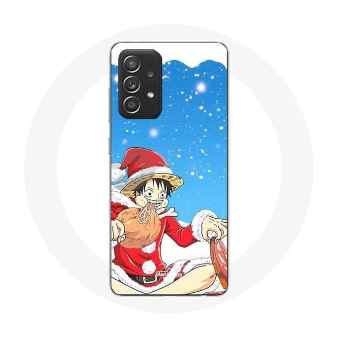 Coque pour Samsung Galaxy A52 Anime One Piece Luffy Le jour de Noël 2023