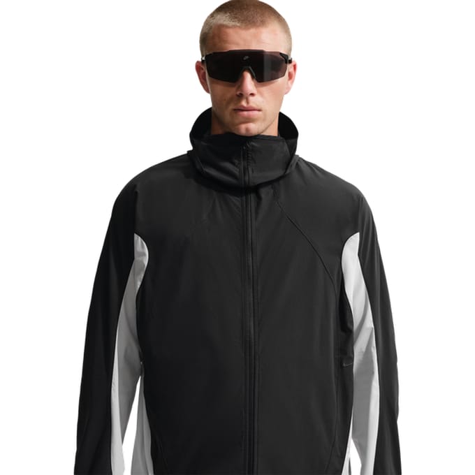 Nike Dri-FIT shell met lange mouwen voor heren Tech Helios - Zwart- Heren, Zwart M