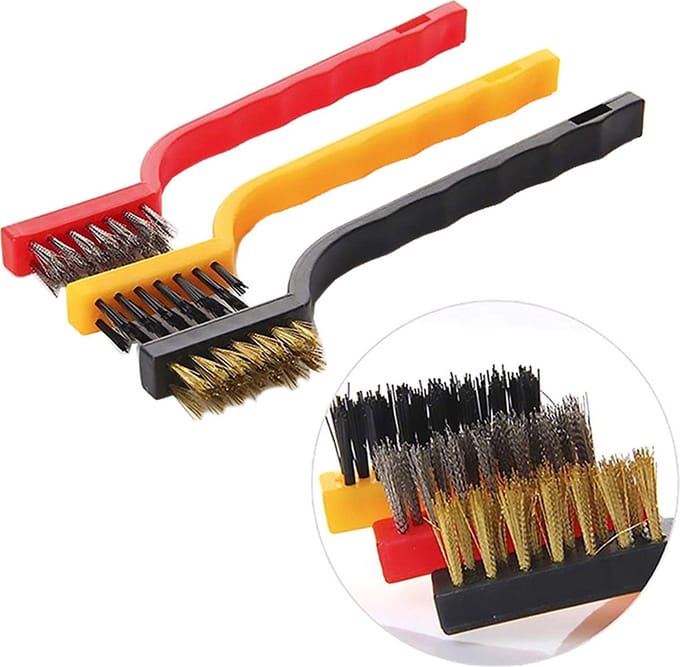 Staalborstel Kit - 3 Stuks - Set