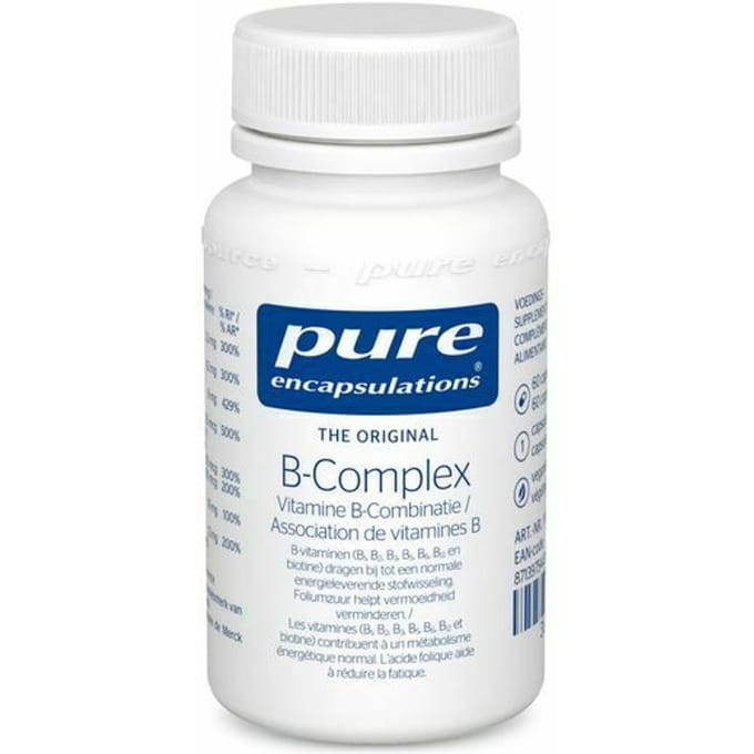 Pure Encapsulations - B-complex - Voor de Dagelijkse Aanvoer van alle B-Vitaminen - 60 Capsules