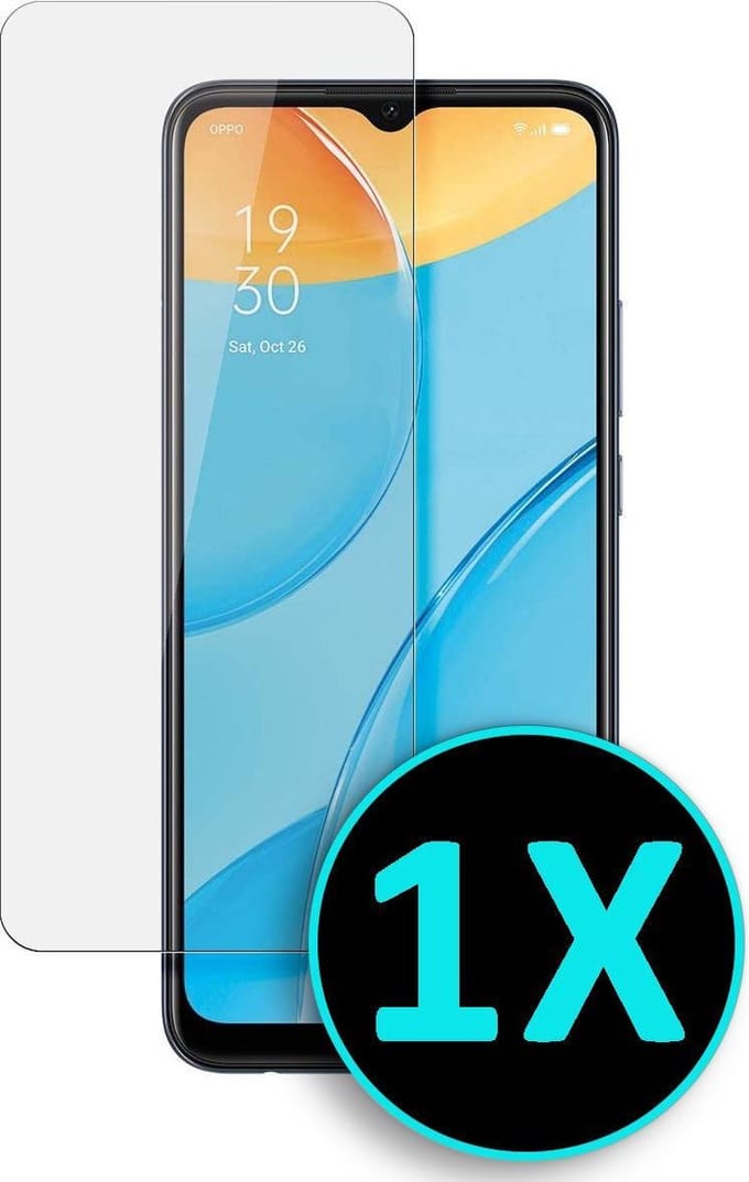 HB Glas Geschikt voor Oppo A16 & Oppo A16S Screenprotector Glas Gehard Tempered Glass - 1 Stuk