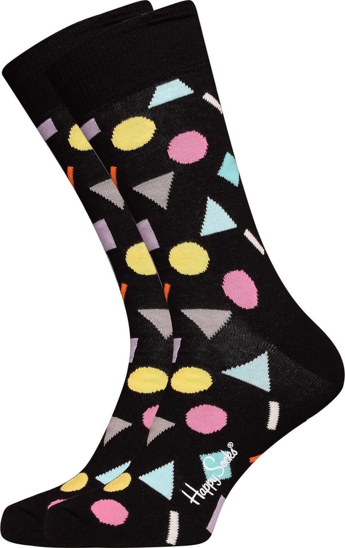 Happy Socks Play Sokken - Zwart - Maat 41-46