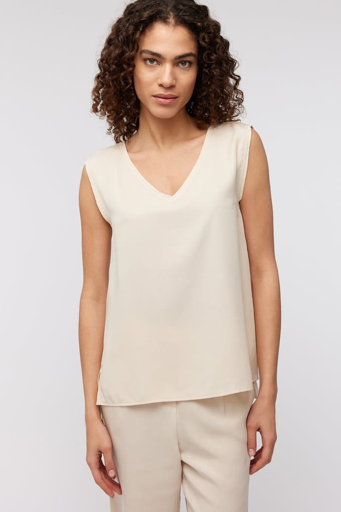 Knitted Willy Top Sand Größe: M | Tanktops Outlet | Damen | Braun