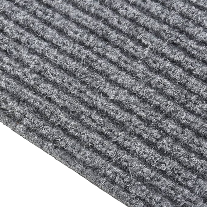 Vidaxl Vuilabsorberend Vloerkleed, 100X200 Cm, Grijs