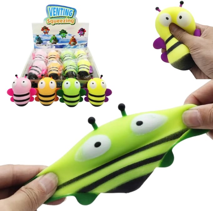 Squishy Bijtje stressbal - 1 exemplaar - Fidget - Voor de hand