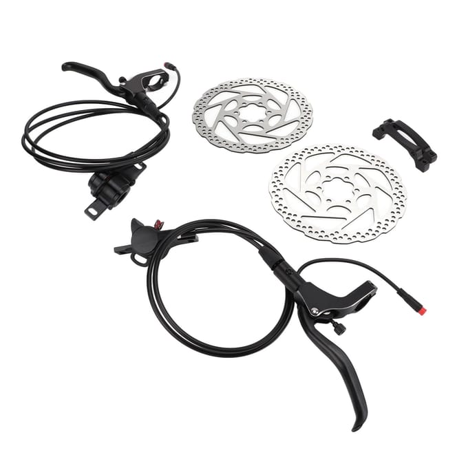 ZTTO Elektrische Fiets Uitschakeling Hydraulische Remset Oliedruk Schijfrem Klauwen voor Opvouwbaar black