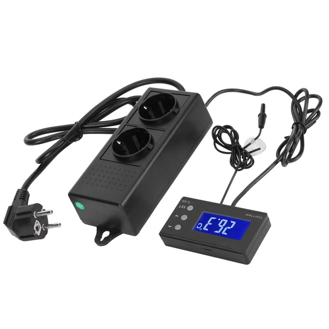 Temperatuurregelaar Thermostaat Digitaal Aquarium Incubator Regulator Controller black