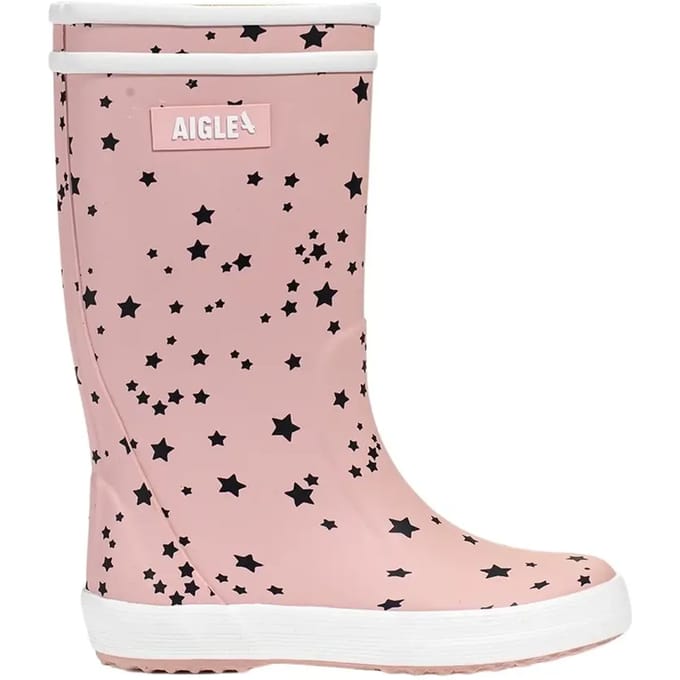 Aigle Lolly Pop Play2 | Roze Sterren - Regenlaarzen - Maat - Roze