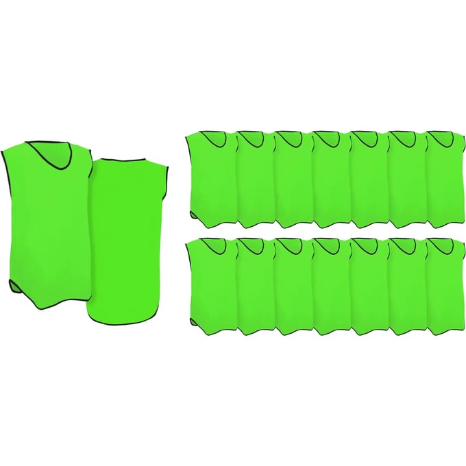 Avento Trainingshesje - Junior - Set van 15 - Groen