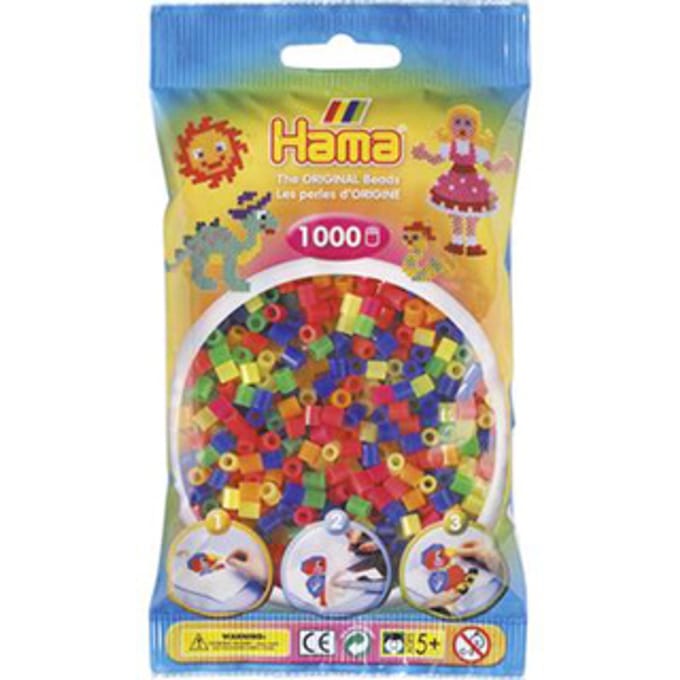 Hama Ironing Kralen Mix 1-Neon (051) 1000pcs.