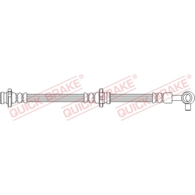 Remleiding QUICK BRAKE 50.745, Links