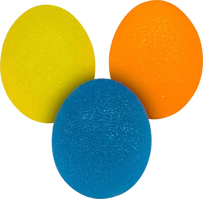 Aidapt - Stressverlichtende ballen ovaal - Drie niveaus