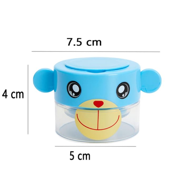 Cartoon Pill Grinder Tabletten Crusher Draagbare Medicijn Dispenser Pillencontainer Opslag Pulverize Case wit